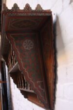 Hand Painted Decorative Folk Art Wall-Mounted Shelf - Image 8