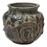 Large Studio Stoneware Planter by David Lane