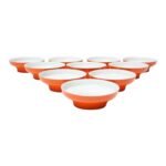 Set of Ten Orange 'Contempri' Bowls by Paul McCobb for Jackson Internationale