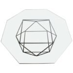 Geometric Bronze Coffee Table by Milo Baughman for Directional