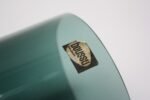 Mid-Century Belgian Cyan Blown Glass Vase by Boussu - Image 8