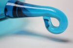 Mid-Century Italian Modern Blown Glass Bowl With Handle - Image 5