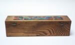 1940s Elizabeth Bensley Enamel and Zebrawood Decorative Box - Image 6