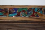 1940s Elizabeth Bensley Enamel and Zebrawood Decorative Box - Image 7