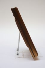 Vintage 'Prancing Deer' Framed Enamel on Copper - Image 5