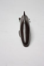 Vintage Ironwood Dolphin Sculpture - Image 2