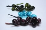 Set of Three Mid-Century Modern Blown Glass Grape Clusters - Image 2