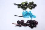 Set of Three Mid-Century Modern Blown Glass Grape Clusters - Image 3