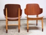 Pair of Danish Sculptural Shell Chairs by Ib Kofod-Larsen in Teak and Beech - Image 9