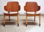 Pair of Danish Sculptural Shell Chairs by Ib Kofod-Larsen in Teak and Beech - Image 8
