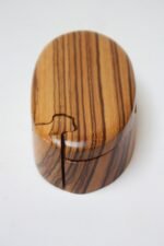 Vintage Richard Rothbard Zebrawood Puzzle Jewelry Box - Image 5