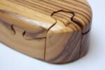 Vintage Richard Rothbard Zebrawood Puzzle Jewelry Box - Image 15