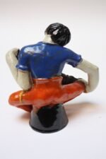 Vintage Bohemian Porcelain Accordion Player - Image 3