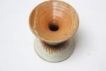 Mid-Century Modern Studio Ceramic Candleholder in Earth Tone Palette - Image 2