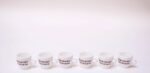 Set of Six Italian Modern Milk Glass Espresso Cups - Image 4