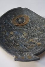 Mid-Century Italian Modern Ceramic Sgraffito 'Fish' Dish - Image 8