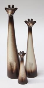 Trio of Ceramic Giraffes by Howard Pierce - Image 6
