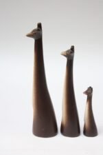 Trio of Ceramic Giraffes by Howard Pierce - Image 3