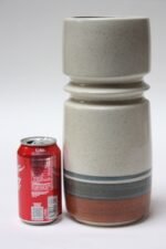 Mid Century Israeli Modern Large Stoneware Vase by Esther for Lapid - Image 2