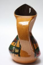 Mid-Century Israeli Studio Pottery Ochre Pitcher by Kernat - Image 5