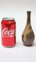 Vintage Japanese Hand-Painted Ceramic Bud Vase - Image 2