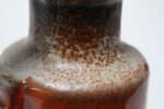 Mid Century West German Fat-Lava Ceramic Vase / Vessel in Orange by Carstens - Image 11