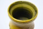 Mid-Century Italian Modern Rosenthal Netter Green and Yellow Vase for Bitossi - Image 5