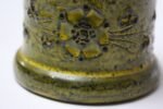 Mid-Century Italian Modern Rosenthal Netter Green and Yellow Vase for Bitossi - Image 10