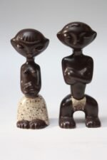 Trio of Ceramic Tribal Figures by Howard Pierce - Image 7