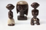 Trio of Ceramic Tribal Figures by Howard Pierce - Image 2