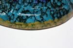 High-Gloss Textured Vintage Italian Studio Ceramic Footed Decorative Bowl / Compote - Image 12