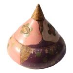 1940s Petite French Painted Wood Keepsake Box