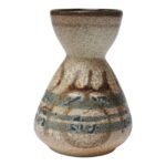 Small Vintage Israeli Stoneware Bud Vase by Sarah for Lapid