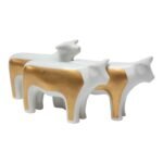 Vintage Agnethe Jorgensen for B & G of Denmark 'Three Cows' Figurine #4206