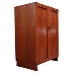 Danish Modern Teak 'Desk In A Box' Work Station