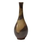 Vintage Japanese Hand-Painted Ceramic Bud Vase