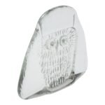 Vintage Blown-Glass Owl Sculpture by Don Shepherd