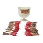 Collection of 32 Vintage Apex Darts With Planters Decorative Storage Bowl