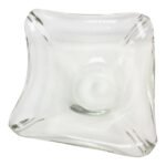 Mid-Century Modern Blown-Glass Ashtray / Decorative Dish in Pale Green
