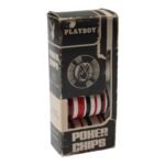 Vintage Playboy Interlocking Poker Chips in Original Box