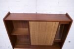 Danish Modern Teak and Cane Wall Mounted Mirror or Hallway Cabinet - Image 18