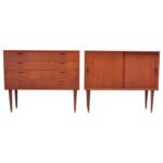 Pair of Danish Modern Chests in Teak