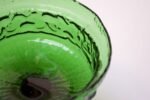 Stelvia Emerald Blown-Glass Stemmed Dish Designed by Wayne Husted - Image 9