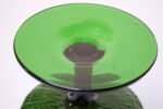 Stelvia Emerald Blown-Glass Stemmed Dish Designed by Wayne Husted - Image 10