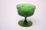 Stelvia Emerald Blown-Glass Stemmed Dish Designed by Wayne Husted - Image 3