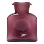 Vintage Blown Glass Amethyst Double Spout Pitcher by Blenko