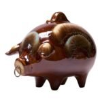 Large 1950s Hull Ceramic Piggy Bank