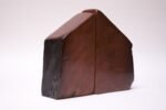 Midcentury American Modern Live Edge Trapezoidal Douglas Fir Bookends - Image 2