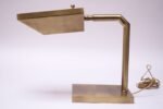 1970s Patinated Brass Chapman Table Lamp - Image 2
