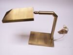 1970s Patinated Brass Chapman Table Lamp - Image 5